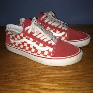 Red and White Checker Vans